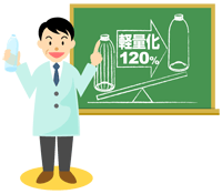 容器の軽量化